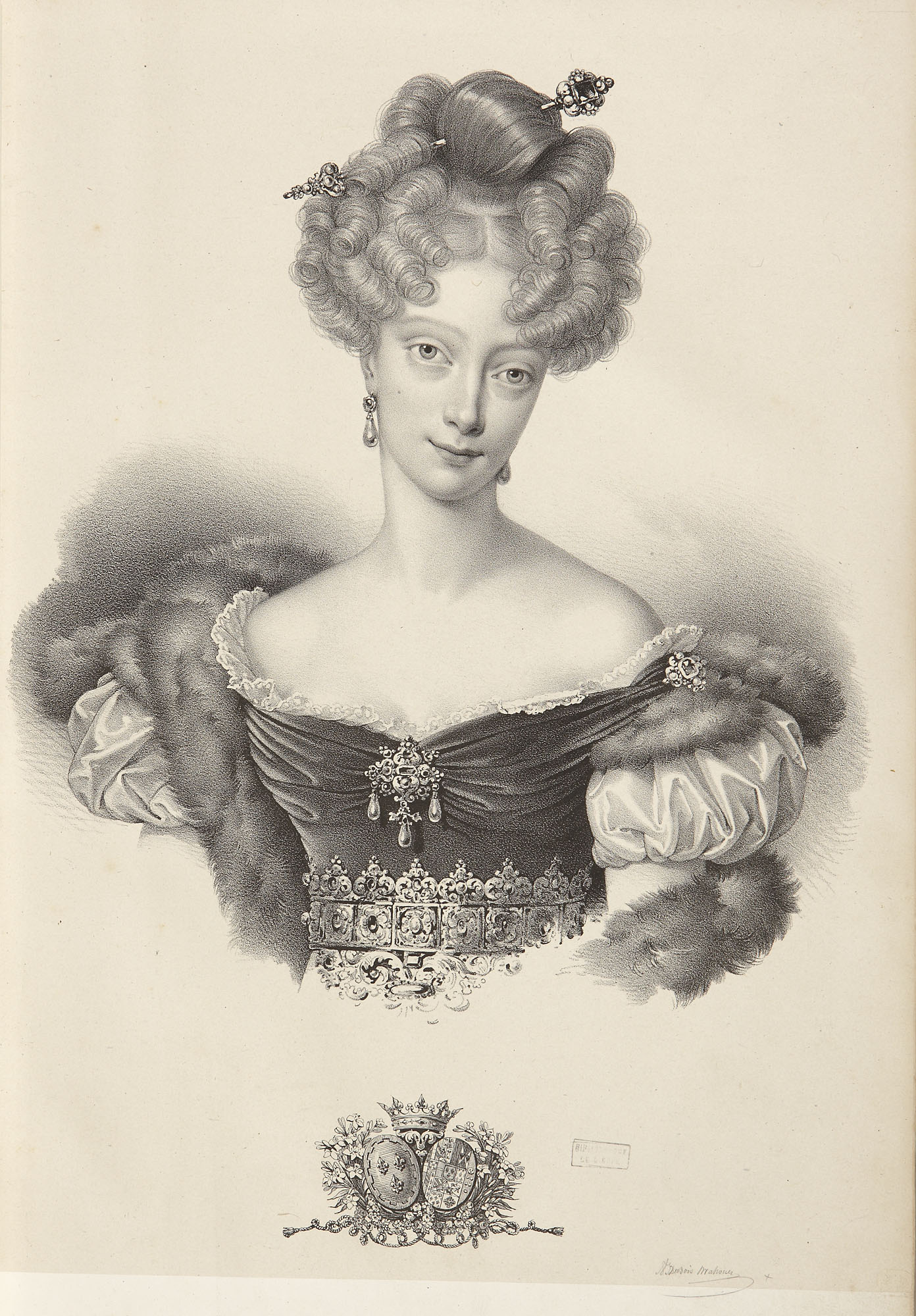 Portrait de la duchesse de Berry.