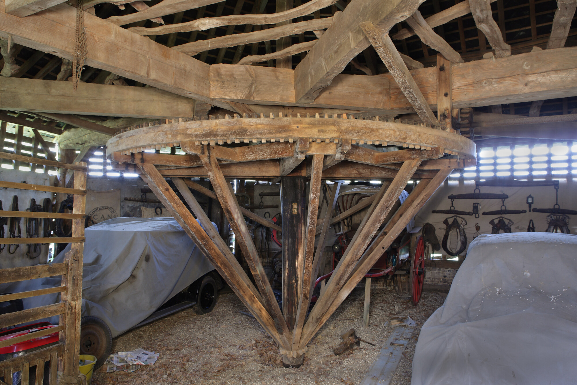 Photographie d'un manège à chevaux
