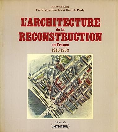 Livre architecture de la reconstruction