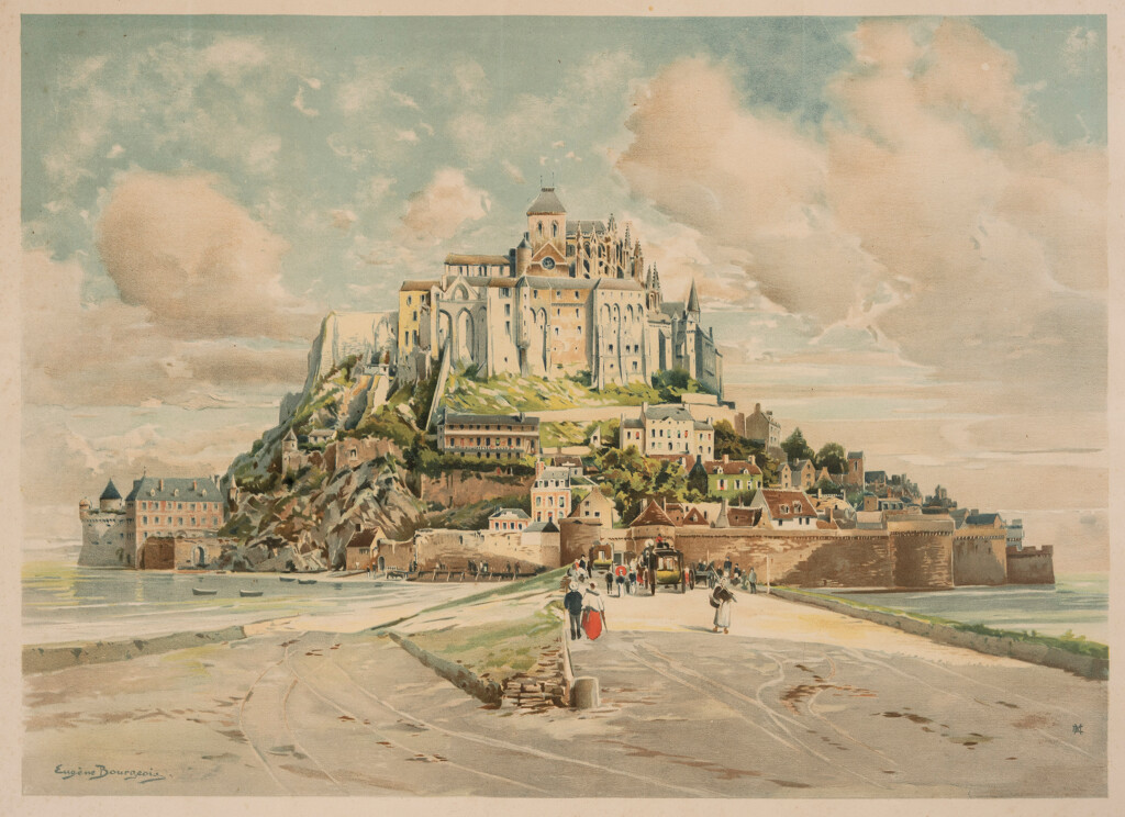 Vue du Mont Saint-Michel depuis la digue