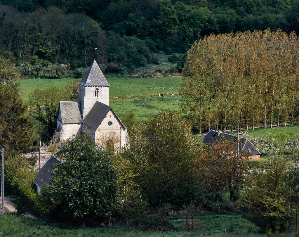 église paroissiale Notre-Dame ; Vue générale prise du nord-Ouest