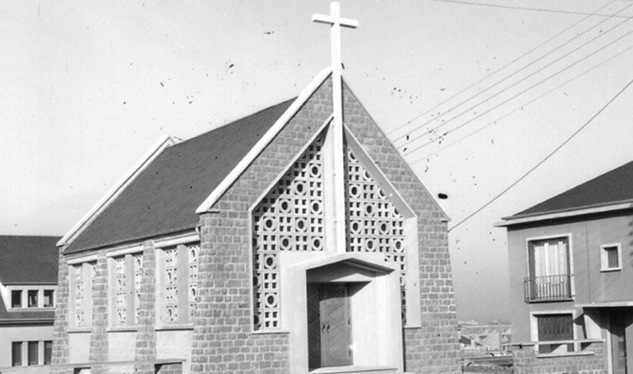 Temple protestant de Vire. Fonds Polda
