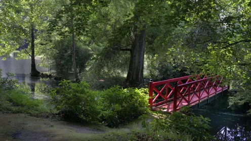 Photo du parc du château de Chantore