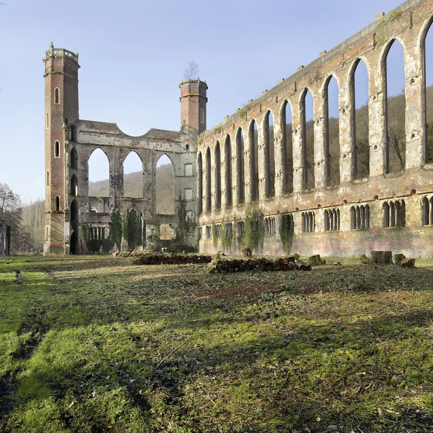 Photo des vestiges de la filature Levavasseur.