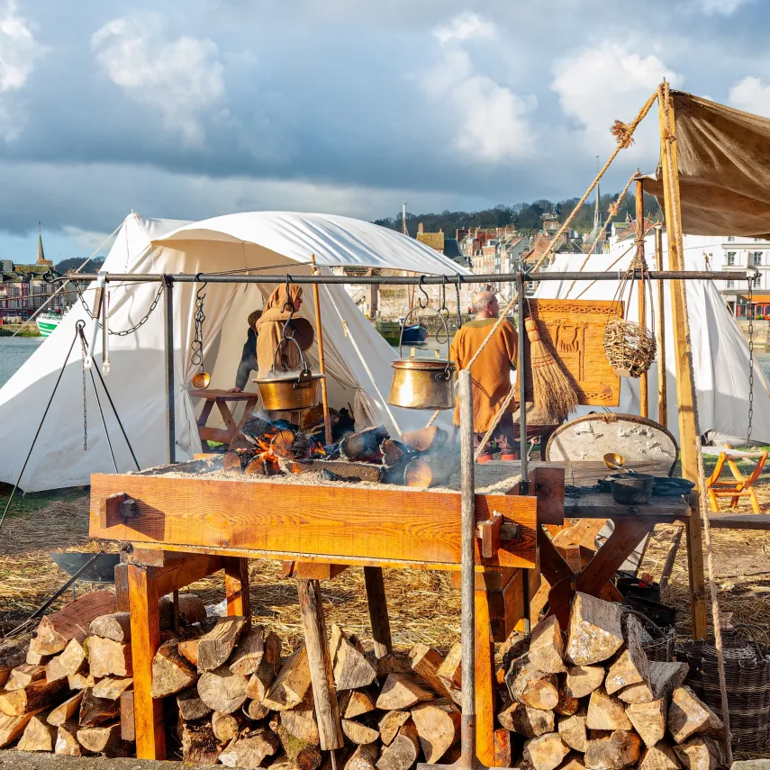 photo campement médiéval