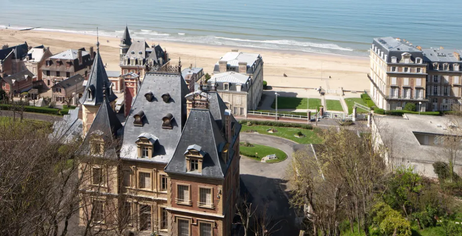 photo de la plage de Trouville sur mer